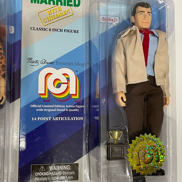 2018 MEGO PEGGY & AL BUNDY MARRIED WITH CHILDREN 8" FIGURE- NEW - Picture 3 of 8